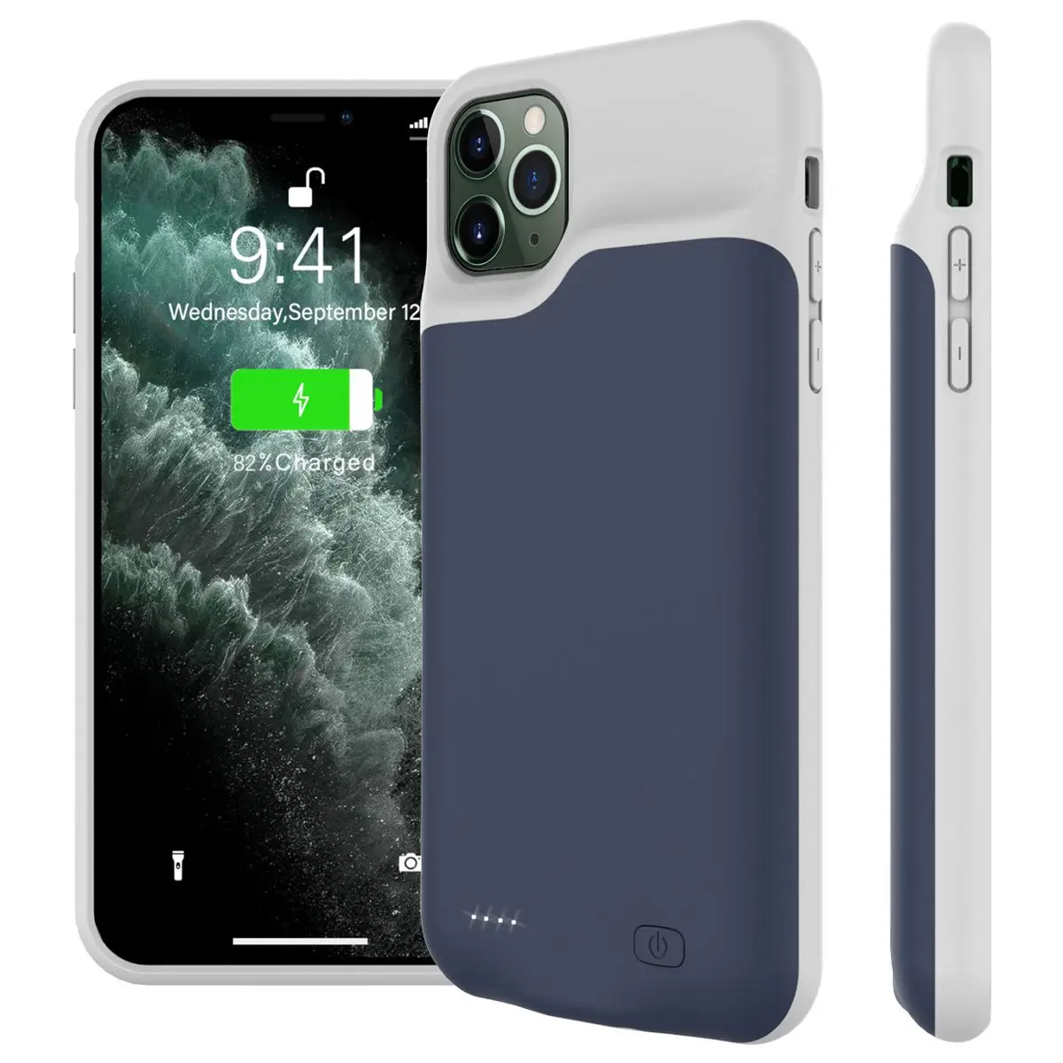 Батарея Зарядное устройство чехол для iPhone 11 Pro Max 6,5 дюймов 6200 мАч Внешняя батарея резервного зарядного устройства Мощность банк Защитная крышка 11pro Max чехол