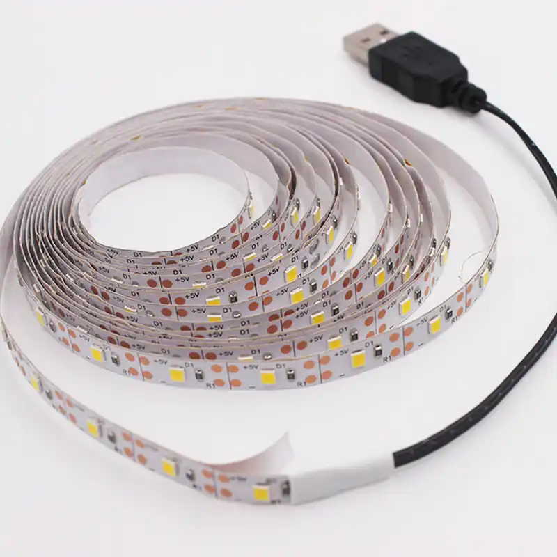 rgb led serit isik 2835 dc 5v serit su gecirmez su gecirmez esnek led diyot bant 60leds m 5m led serit ev dekorasyon icin led strips aliexpress