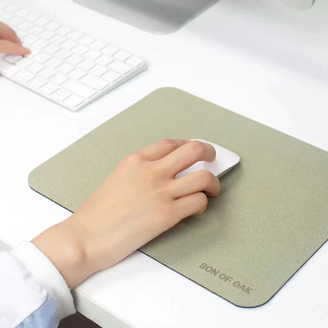 Xiaomi Youpin Son Of Oak Cork Portable Mouse Pad Lightweight Mat Refreshing Waterproof Skin-friendly Smooth Surface Stain Proof mouse pad