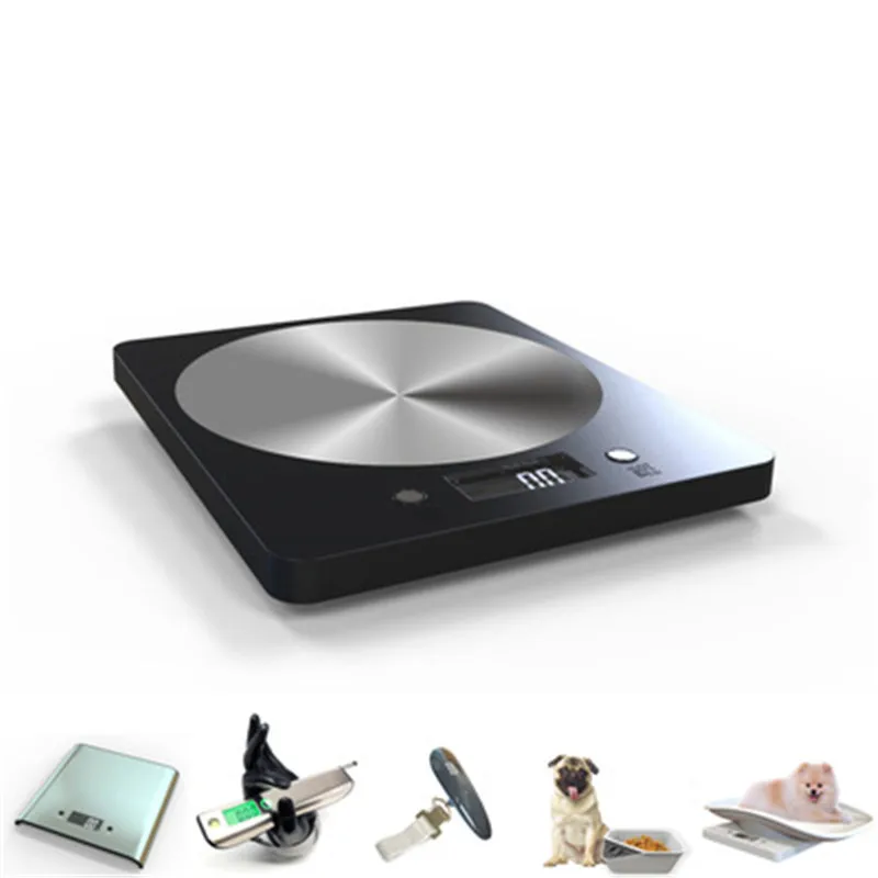 

3kg/0.1g 5kg/1g Drip Coffee Scales With Timer Electronic Digital Portable Kitchen Scale High Precision LCD Electronic Scales New