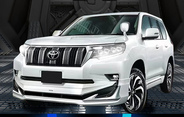 Автомобильный Стайлинг корпус передней фары для Toyota Prado все светодиодный фары светодиодный Дальний свет ближнего света с динамическим поворотом