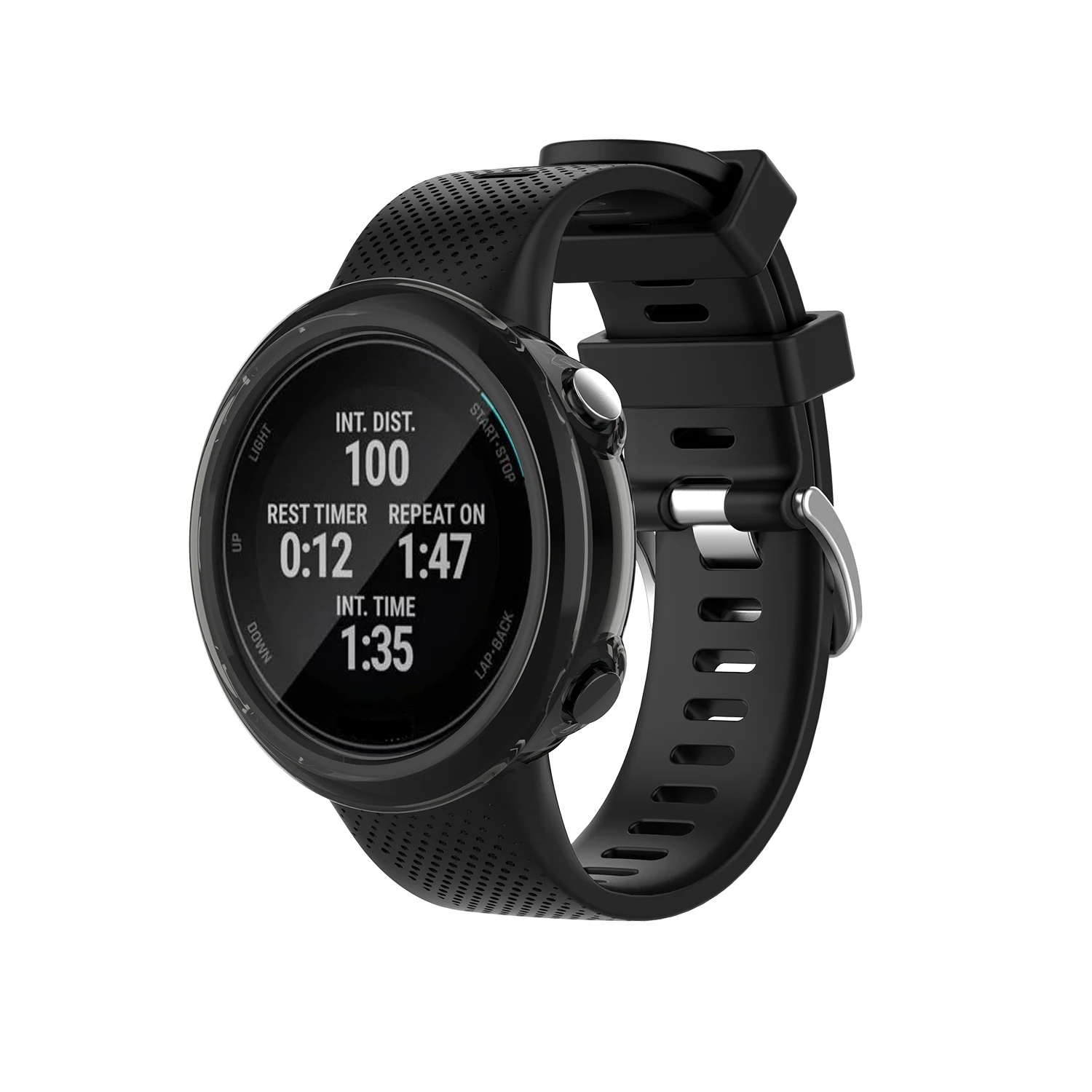Прозрачный ТПУ защитный бампер для часов, чехол для GarminSwim 2, аксессуары для умных часов, защитная оболочка
