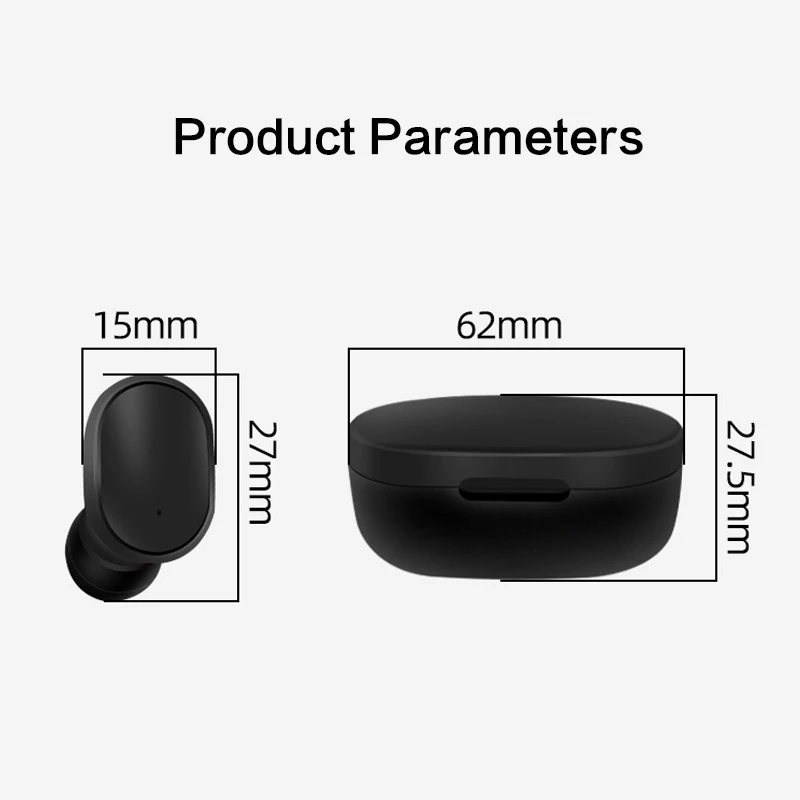 A6S 5,0 Bluetooth гарнитуры для Redmi Air Dots беспроводные наушники TWS наушники с шумоподавлением Микрофон для Xiaomi iPhone huawei Samsun
