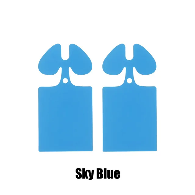 Sky blue Модные наушники-капельки, стикер для наушников, сделай сам, персональный цвет кожи для Apple Airpods 1, 2, наклейка для наушников, чехол для зарядки, наклейка на коробку - Цвет: Sky blue