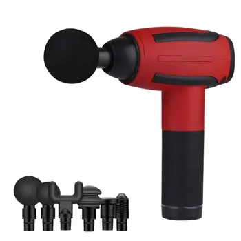 

2020 Massage gun Deep Muscle Massager Body Exercising Relaxation Slimming Shaping Pain Relief Electric massager 5 Heads With Bag