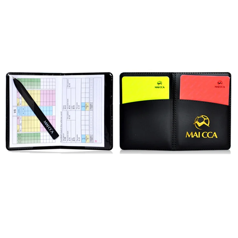 Soccer Referee Whistles Coin Red Yellow Card Tool Football Referee Whistle Cards Kit Outdoor Survival Equipment 2
