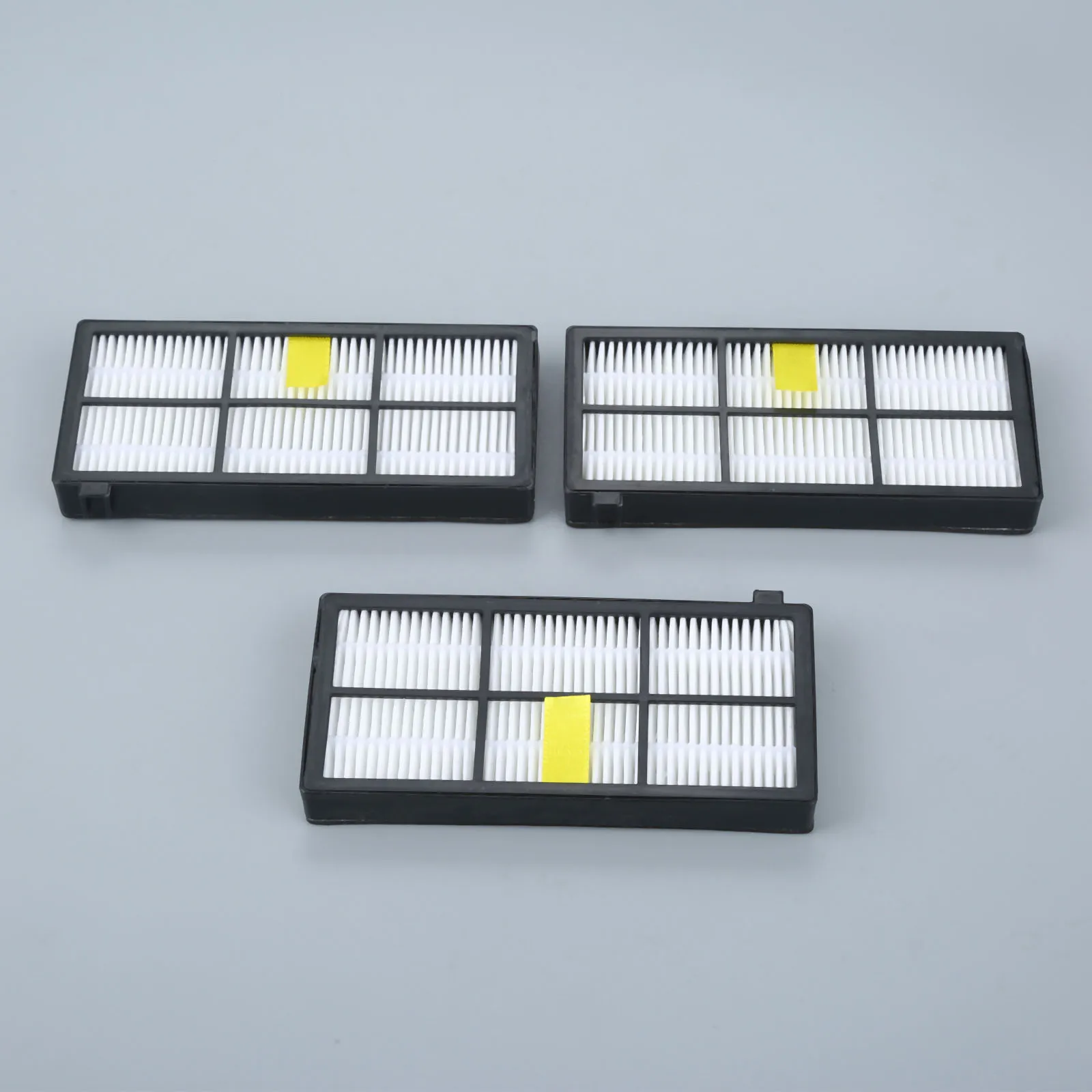 3Pcs Replacement Dust Filters For Roomba 800 900 Series 870 880 980 Robot Vacuum Cleaner Filter Parts Accessories tangle free debris extractor brush accessories replacement for irobot roomba 800 900 series 870 880 980 vacuum cleaner parts