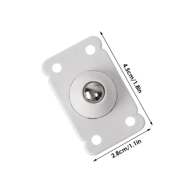 4Db Ragasztógörgő-Szíjtárcsa Tároló Doboz 360 Fokos Alacsony Zajú Roller Univerzális Nincs Karcolók Kerekek - Image 6