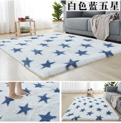 Thick Carpet for Living Room Plush Rug Children Bed Fluffy Floor Carpets Window Bedside Home Decor Rugs Soft Velvet Mat | Дом и сад