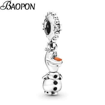 

2Pcs/Lot Ice Snow Treasure Pendant Charm Beads Fit Brand Bracelet & Necklace For Women DIY Fashion Jewelry High Quality