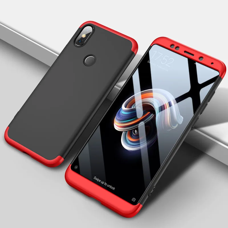 GKK Case for Xiaomi Redmi Note 5 Pro 360 Full Protection Anti-knock Three in One Ultra Thin Hard Note5 Cover | Мобильные телефоны и