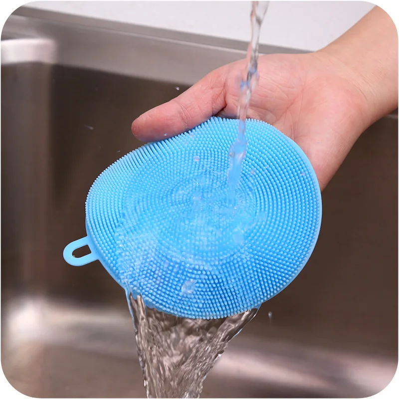 Многофункциональная Экологически чистая силиконовая Чистящая чаша для мытья, щетка для мытья посуды, коврик, кухонные инструменты