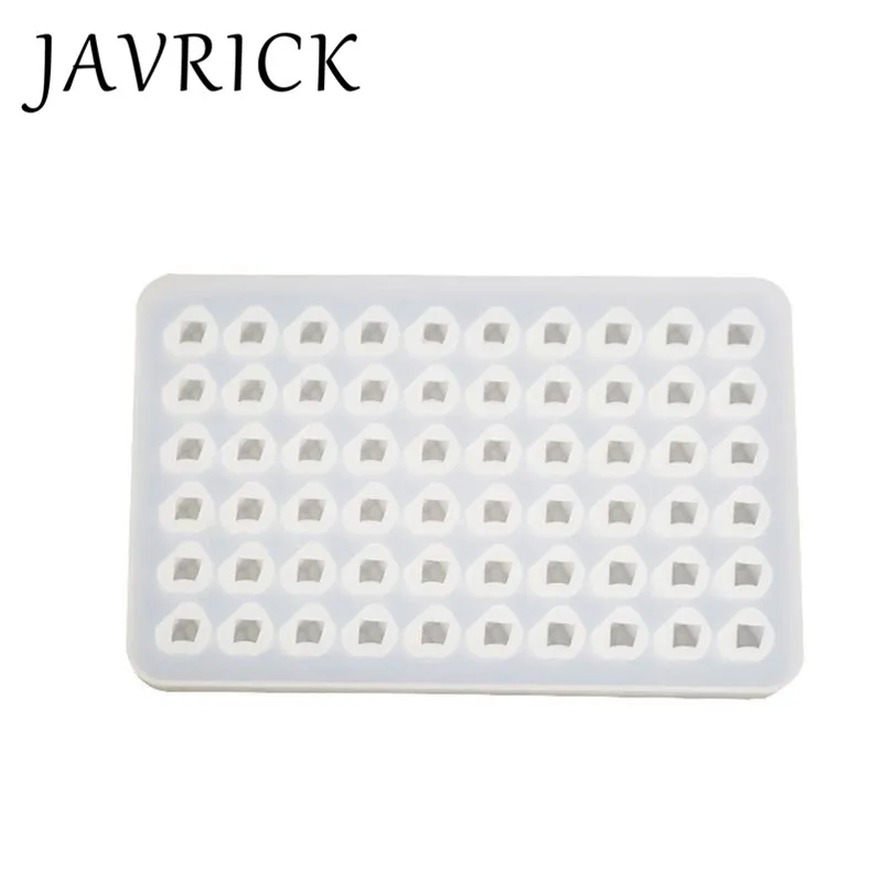 

DIY Crystal UV Epoxy Mold 60 Grid Ice Cube Mould Irregular Jewelry Pendant Diamond Silicone Molds