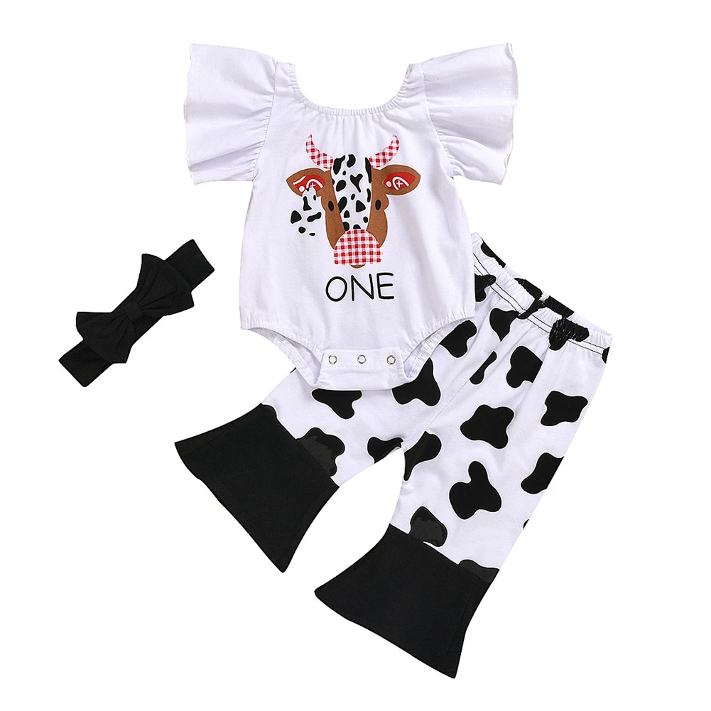 baby girl cow outfit
