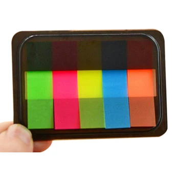 

Tearable Colored Memo Pad Sticky Notes Cute Self-Adhesive Paper Label Sticker Bookmark Stationery