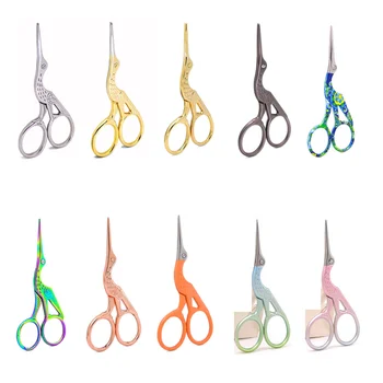 

VOILEY Retro Classic Tailor's Scissors Sewing Scissors for Needlework Gold Sewing Handicraft Scissors Pruning DIY Home Hand Tool