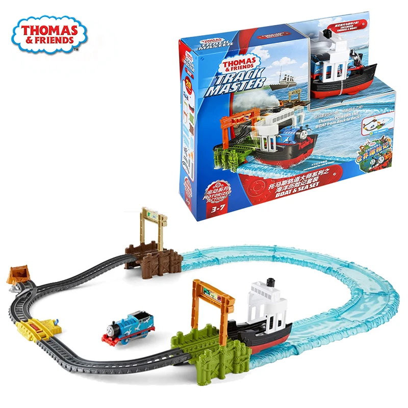 Оригинальный набор лодок и морепродуктов Thomas and Friends Trackmaster электрическая серия