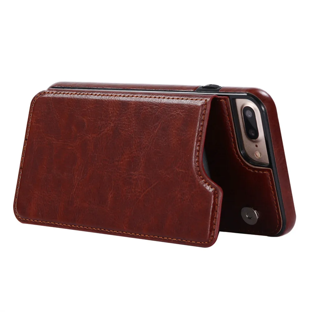 2 in 1 Unique Dual-use Card Wallet Flip Leather Phone Case For IPhone 7p/8p Shockproof Anti-scratch Lightweight Phone cover 