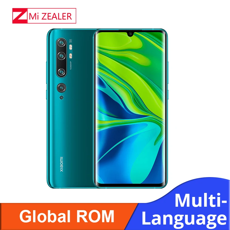Green Смартфон с глобальной ПЗУ Xiaomi Mi CC9 Pro, 6 ГБ ОЗУ+ 128 Гб ПЗУ, камера 5260 МП, аккумулятор мАч, мобильный телефон Snapdragon730G - Цвет: Green