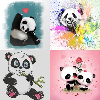 

5D DIY Full Drill Diamond Painting Cute Panda Cross Stitch Embroidery Kit