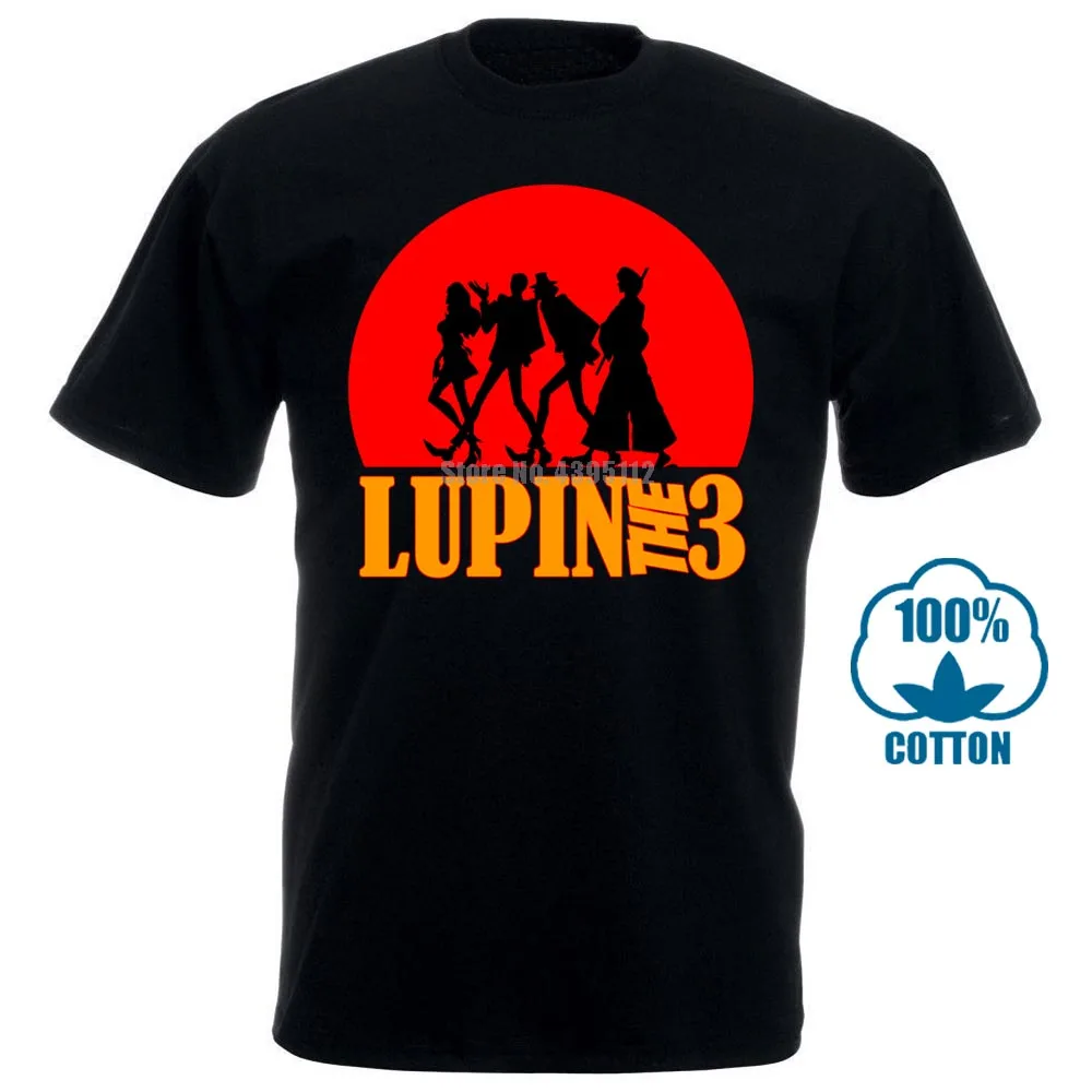 

2018 Streetwear Short Sleeve Teeslupin The 3 Arsene Lupin Iii Anime Manga Unisex Tshirt T Shirt Tee Print T Shirts O Nall Sizes