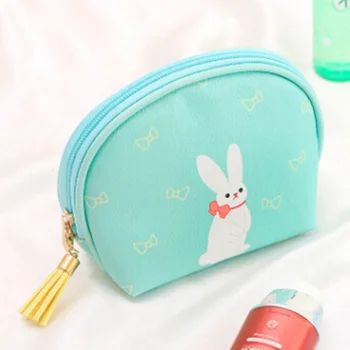 

1pc Animal Prints Travel Organizer Tassel Small Makeup Bag Pouch Organizer Toiletry Bag Portable Travel Women Cosmetic Bag