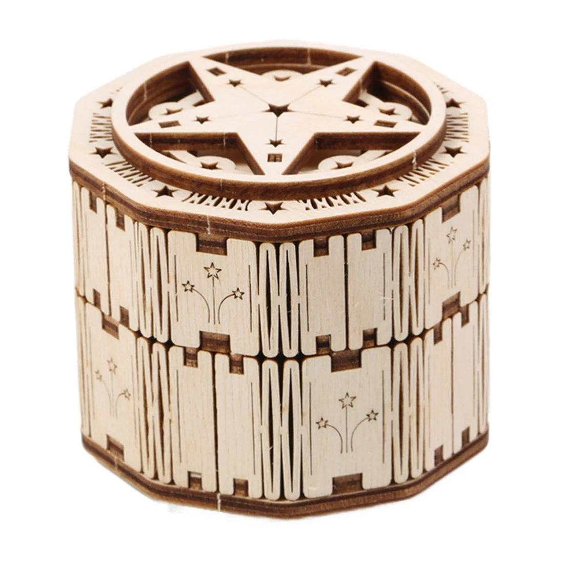 

DIY Wooden Puzzle Crafts Kit Mechanical Gear Music Box Assembly Model Toy Children Christmas Gift 2020 New Arrival