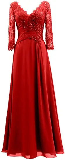 ANGELSBRIDEP-Long-Sleeves-Evening-Dresses-Vestidos-de-festa-Sexy-V-Neck-Beading-Floor-length-Formal-Wedding.jpg_640x640