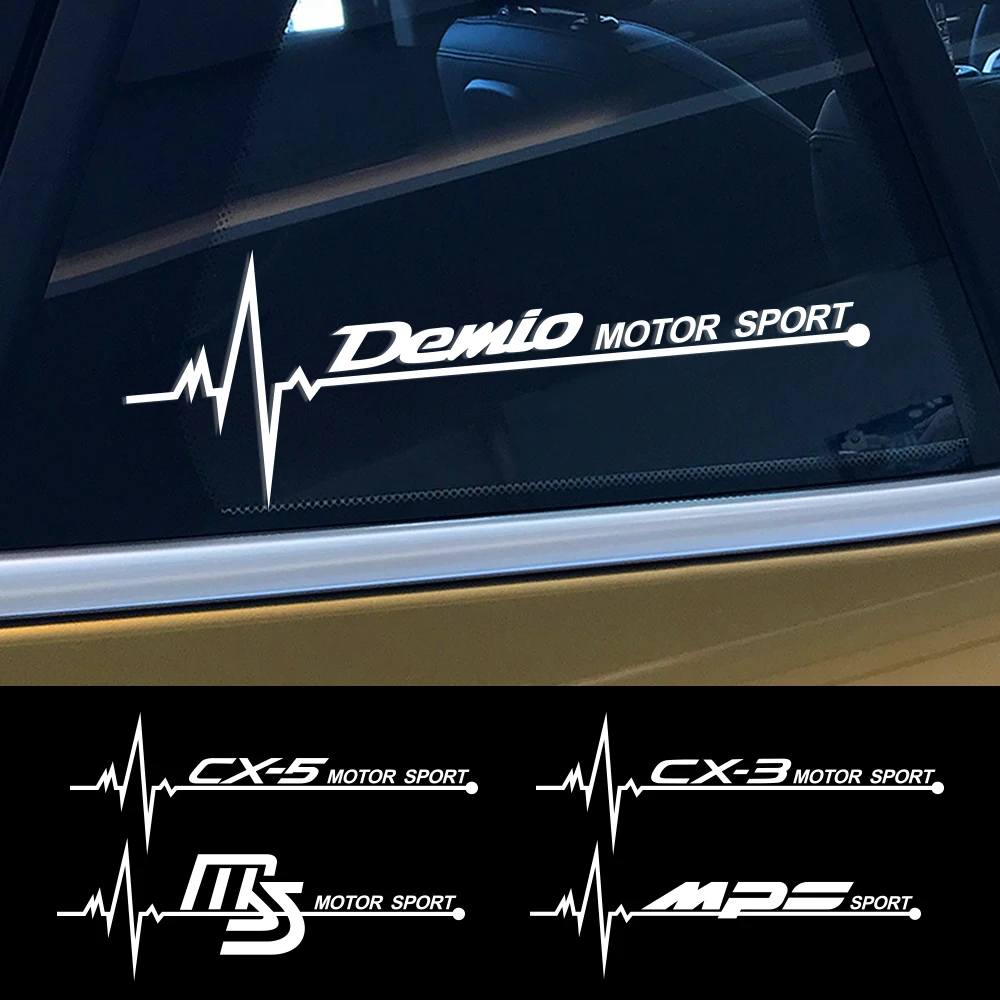 

2PCS Car Vinyl Stickers Side Window Reflective Trim Decal For Mazda Demio CX-5 CX5 CX-3 CX3 Axela Atenza MS MPS Auto Accessories