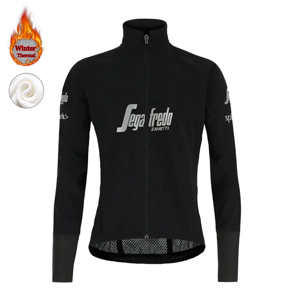 Треккинг SEGAFREDO зима Полярный теплый Велоспорт Джерси Набор термальная одежда Велоспорт Mtb Одежда для верховой езды - Color: 8