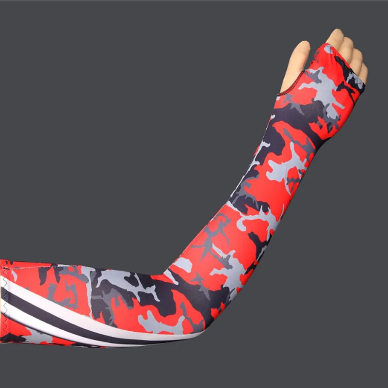 

New Design Fishing Arm Sleeve Men Women Outdoor Sun Protection Sport Cycling Driving Jogging Arm Sleeves Finglerless Glove