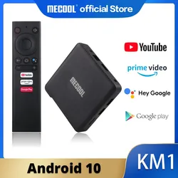 MECOOL KM1 KM2 Android 10.0 TV Box ip Amlogic Netflixs 2.4G/5G WiFi 4K BT4.2 Voice Control Google Certified TVbox Chromecast MECOOL KM1 KM2 Android 10.0 TV Box ip Amlogic Netflixs 2.4G/5G WiFi 4K BT4.2 Voice Control Google Certified TVbox Chromecast