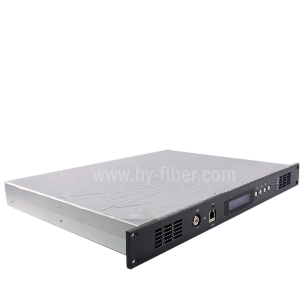 4 сторонний оптический усилитель CATV 1550nm EDFA 22dBm SC/APC источник питания с волоконным