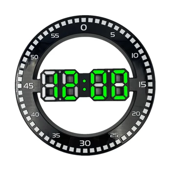 

Electronic Snooze Alarm Clock 4 Digit LED Display With Temperature Function Brightness Adjustable With Mode Selection Home Clock
