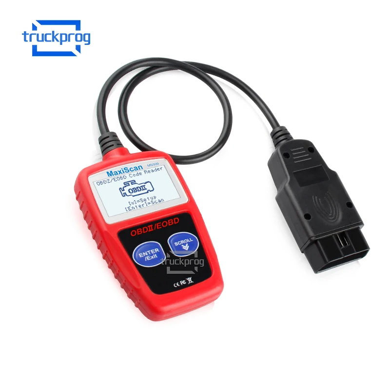 OBD2 OBDII считыватель кодов MaxiScan MS309 автоматический сканер проверка двигателя светильник OBD Автомобильный диагностический инструмент MS309