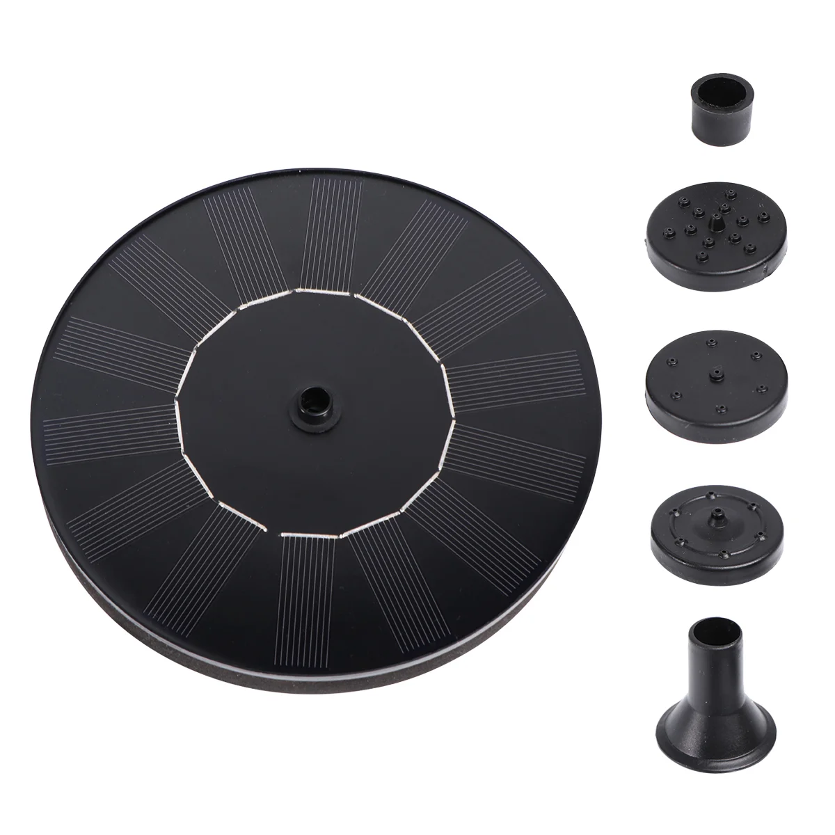 Solar Miniature Floating Fountain Water Mercury Outdoor Garden Sprinkler (Black) | Дом и сад