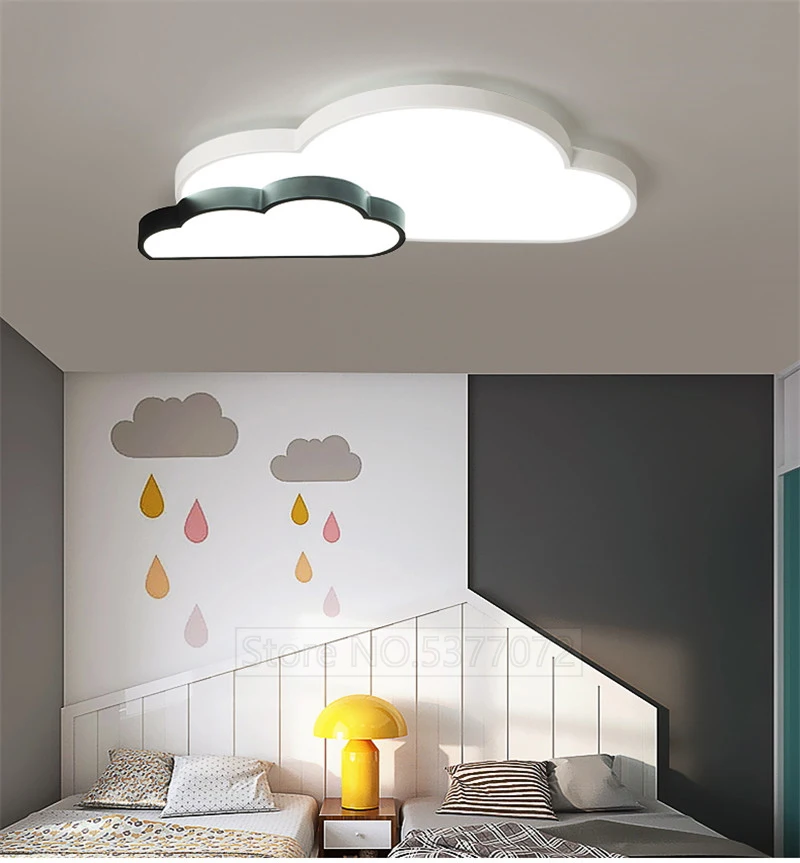Asian Modern Led Ceiling Lights Bed Room Ceiling Light For Kids Room Bedroom Ceiling Lamp Dimmable Remote Control 110V 220V