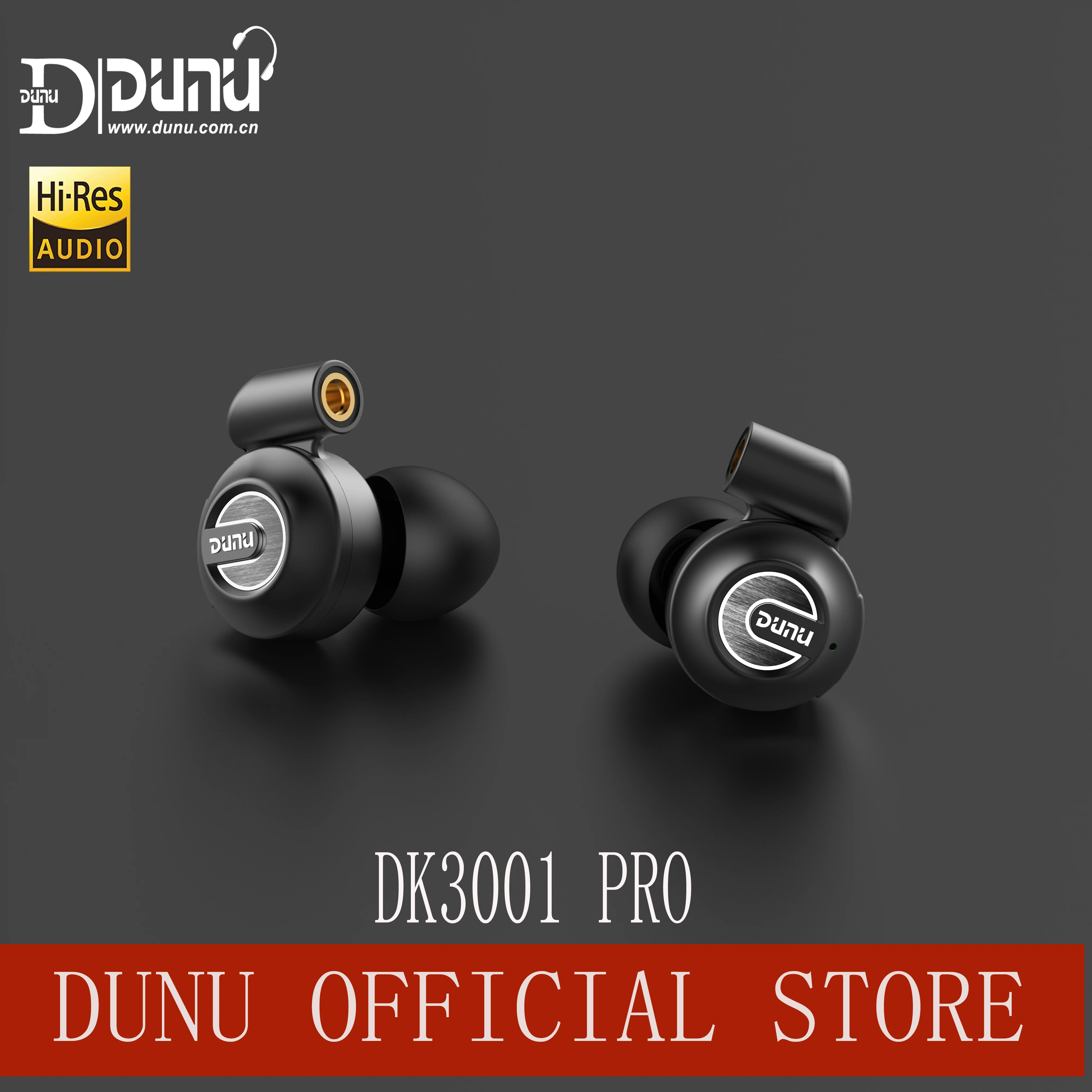 DUNU DK-3001Pro Hi-Res Beryllium 5 driver(4Knowles BA+1Dynamic) DK3001Pro Hybrid MMCX Connector HIFI Earphone