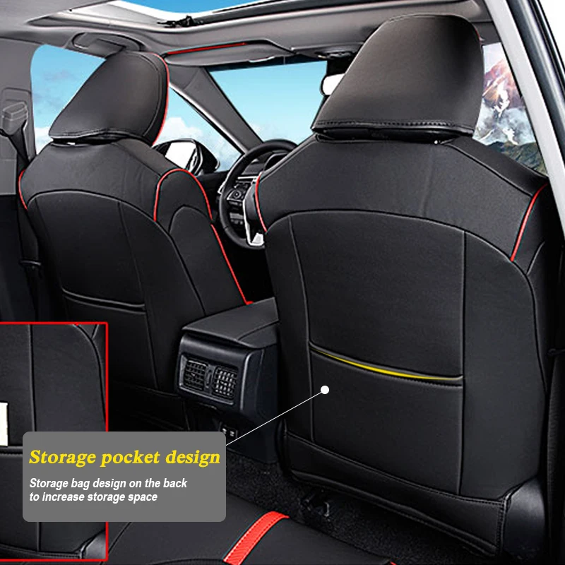Автомобильный стиль, кожа, 4 сезона, чехлы для сидений автомобиля для Toyota Camry XV50 Hybird HEV,-настоящее время, чехлы для сидений, аксессуары для подушек