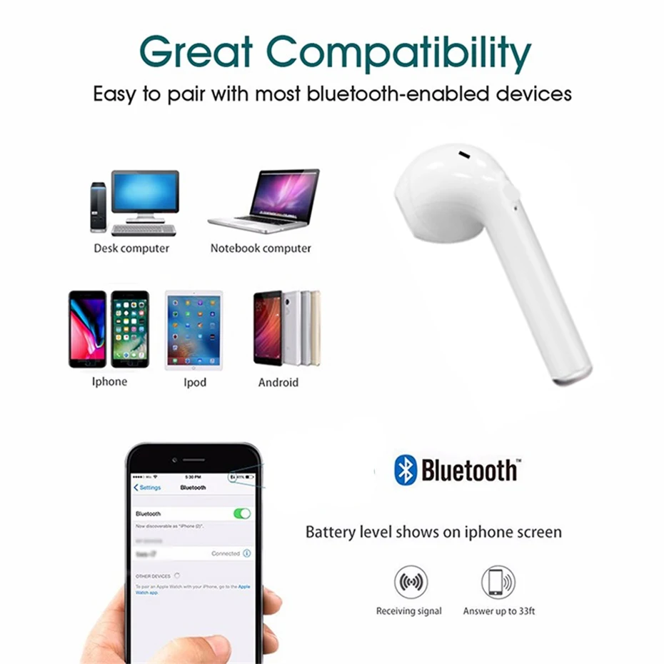 UTRAI беспроводные наушники TWS Bluetooth 5,0 Ture беспроводные стерео наушники гарнитура для телефона huawei Xiaomi с микрофоном наушники