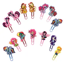 1 шт. Горячие мультфильм лошадь закладки с животными бумажные зажимы для офиса канцелярские принадлежности DIY украшения подарки для детей