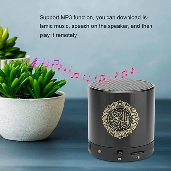 

Wireless Remote Control Quran Speaker USB Charging Muslim Player Support Recording Function and TF Card Slot Expansion