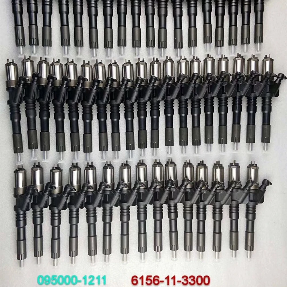 Дизельное топливо common rail Инжектор 095000-1211 renew инжектор для экскаватора PC400-7 двигатель 6156-11-3300