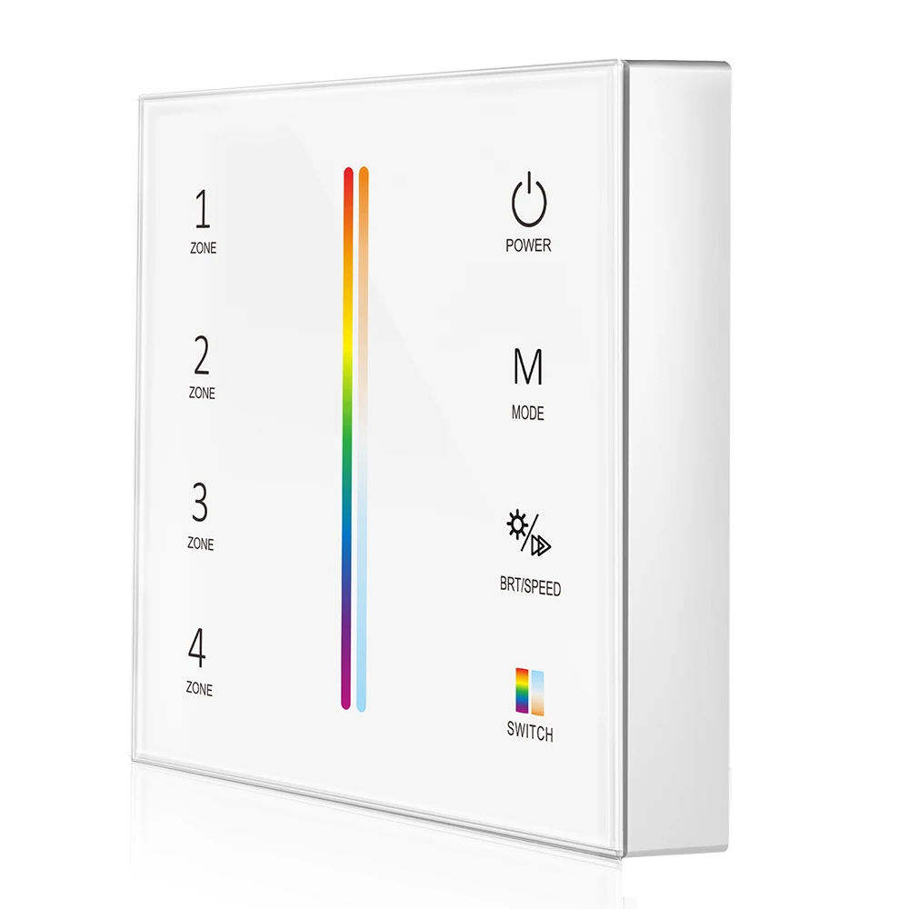 Панель дистанционного управления Сенсорный экран светодиодный RGB RGBW затемнение Беспроводной RF пульт дистанционного управления для Светодиодный светильник полоса лампа светильник ing без батареи