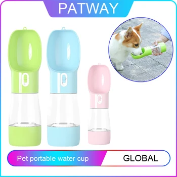 

2020 New Dog Water Bottle Pet Puppy Cat Sport Portable Travel Outdoor Dogs Water Bowl Drinker Drinking Water Mug Cup Dispenser