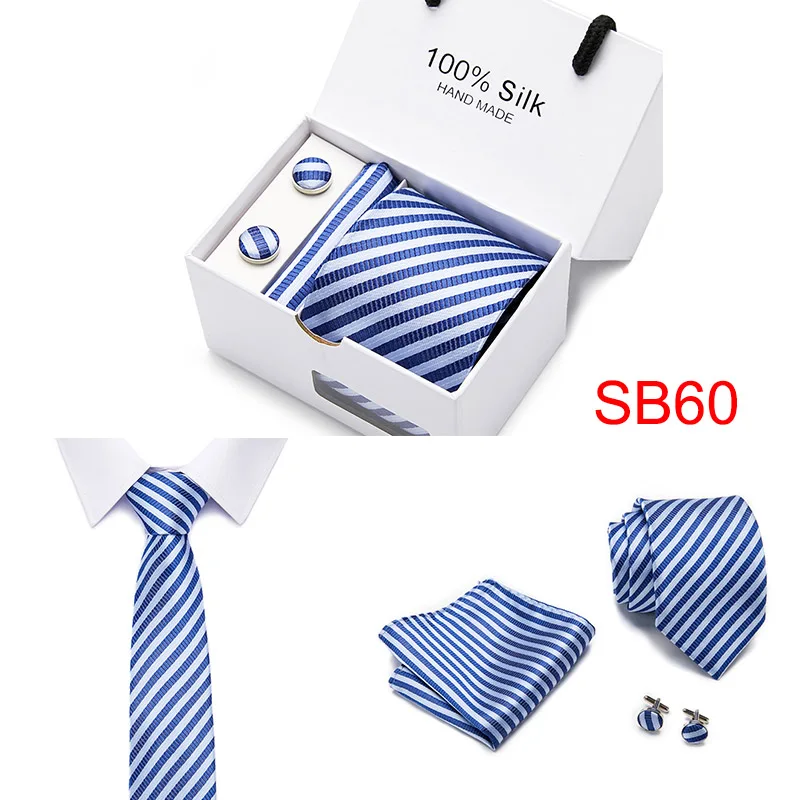 Клетчатый мужской набор галстуков удлиненный размер 145 см* 8 см галстук темно-синий Пейсли шёлк-жаккард Тканый шейный галстук костюм Свадебная вечеринка