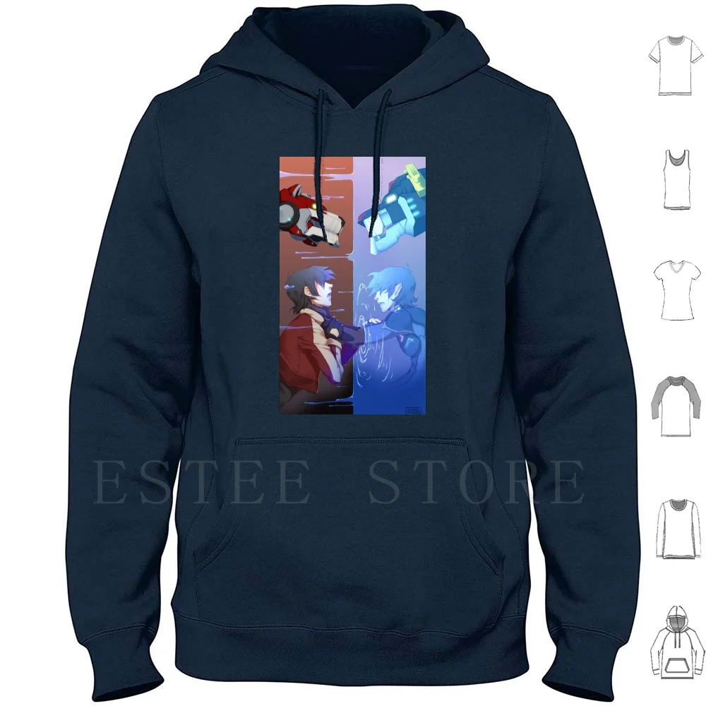 Dietro Lo Specchio Felpe Con Cappuccio Manica Lunga Voltron Voltron Vld Voltron Tecnica Tecnica Tecnica