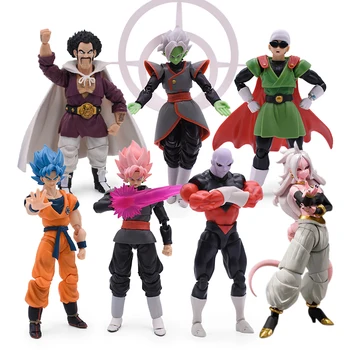 

Anime Dragonball Super Evolve Saiyan Gokou Son Gohan Jiren SupremeKai Hercule Android NO.21 SHF Action Figure Toy PVC Model Doll