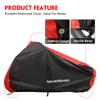 Motorcycle Cover All Season Waterproof Dustproof UV Protective Outdoor Indoor Lock-holes Design Motorbike Rain Covers Coat D25 ► Photo 3/6