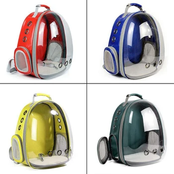 

Portable Pet/Cat/Dog/Puppy Backpack Carrier Bubble, New Space Capsule Design 360 degree Sightseeing Rabbit Rucksack Handbag Tran